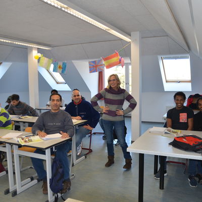 Flchtlingsunterricht in Schnkirchen