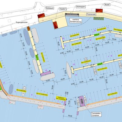 Gesamtlageplan Hafenneugestaltung Mltenort Stand 09-2020