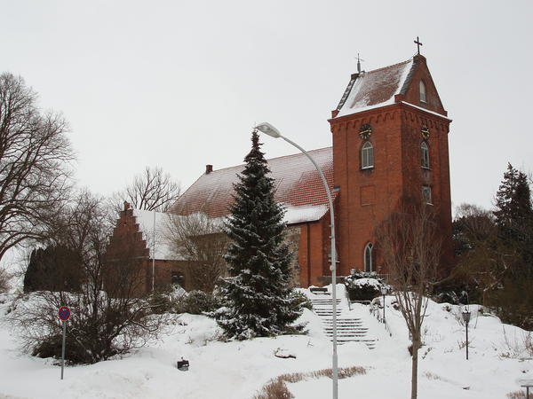 Marienkirche im Schnee