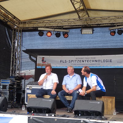      Heikendorf-Talk mit Tim Lüdemann (Gemeindewerke Heikendorf), Bürgermeister Tade Peetz und Christoph Kuhl (Amt Schrevenborn).                      