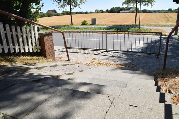Bild vergr&ouml;&szlig;ern: Die Treppenanlage zur Bushaltestelle Stückenberg soll 2019 entschärft werden.