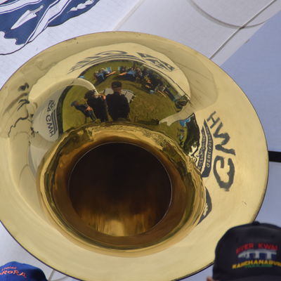 Bild vergr&ouml;&szlig;ern: Blaupause mit Jazzmusik