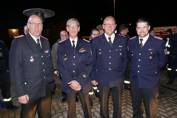 Von links: Bernd Sievers, Frank Otto, Mario Mordhorst und Moritz Otto. 