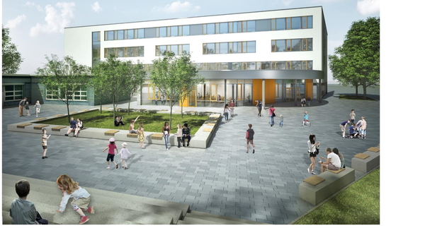 Bild vergr&ouml;&szlig;ern: Die neue Grund- und Gemeinschaftsschule Heikendorf