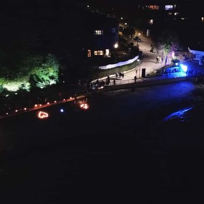 Bild vergr&ouml;&szlig;ern: Nachtblick auf den Mönkeberger Strand