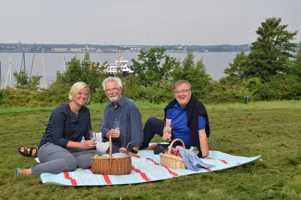 Picknick mit Fördeblick auf der Germaniakoppel