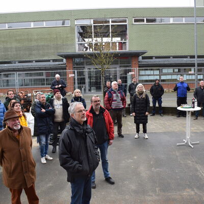 Bild vergr&ouml;&szlig;ern: Richtfest Schulanbau 2