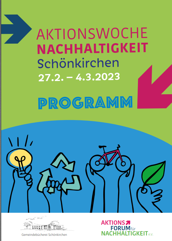 Plakat Aktionswoche Nachhaltigkeit