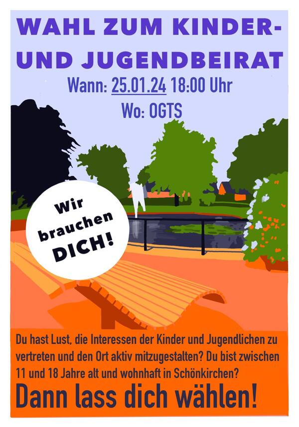 Bild vergr&ouml;&szlig;ern: Wahl Jugendbeirat Schönkirchen 2024