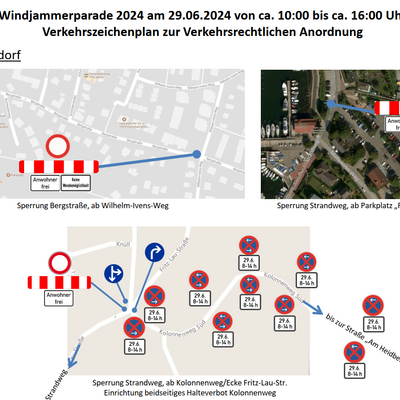 Bild vergr&ouml;&szlig;ern: Sperrung Windjammer Heikendorf 2024