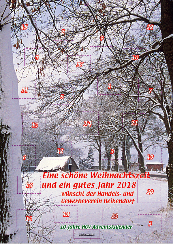 Bild vergr&ouml;&szlig;ern: HGV-Adventskalender 2017