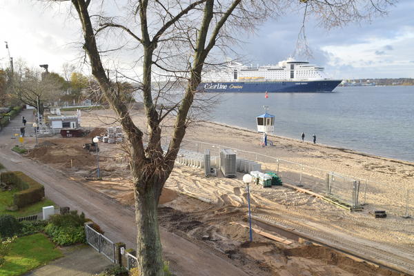 Die Arbeiten zur Neugestaltung der Promenade am Uferweg sollen zur Saison 2018 abgeschlossen sien.  