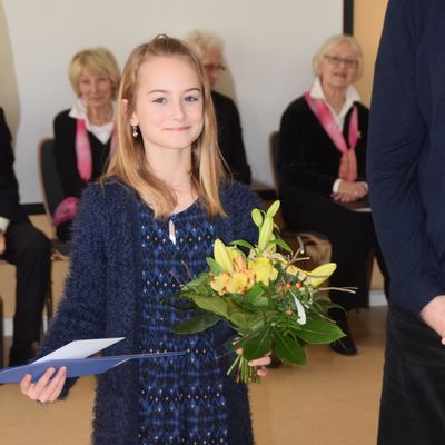 Bild vergr&ouml;&szlig;ern: Bezirks- und Landesmeisterin in der Judo-Altersklasse U 12: Romy Sophia Kirsch