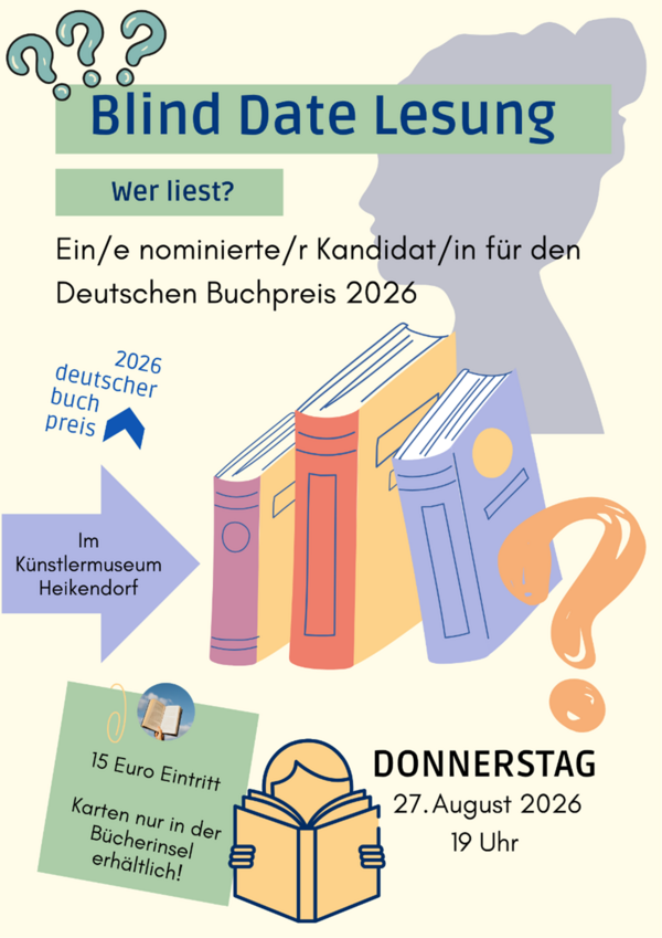 Blind-Date-Lesung Heikendorf Künstlermuseum
