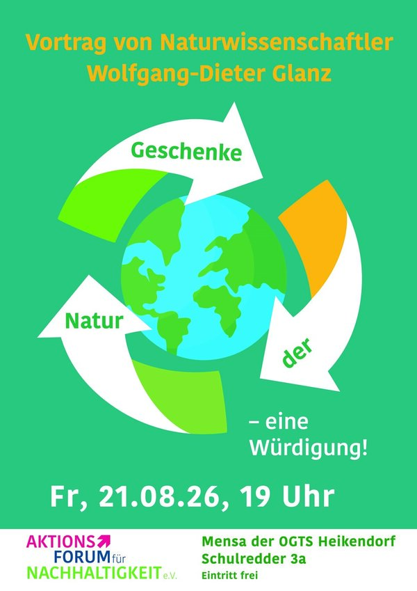 Vortrag Geschenke der Natur Plakat